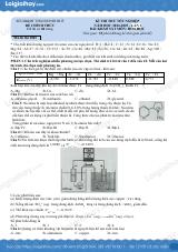 Đề thi thử THPT môn Hóa lần 1 năm 2025 Sở GD Thành phố Huế